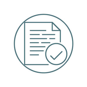 Icono de documentación y certificaciones.